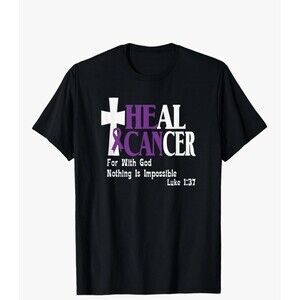 Heal Cancer Tshirt Size Small